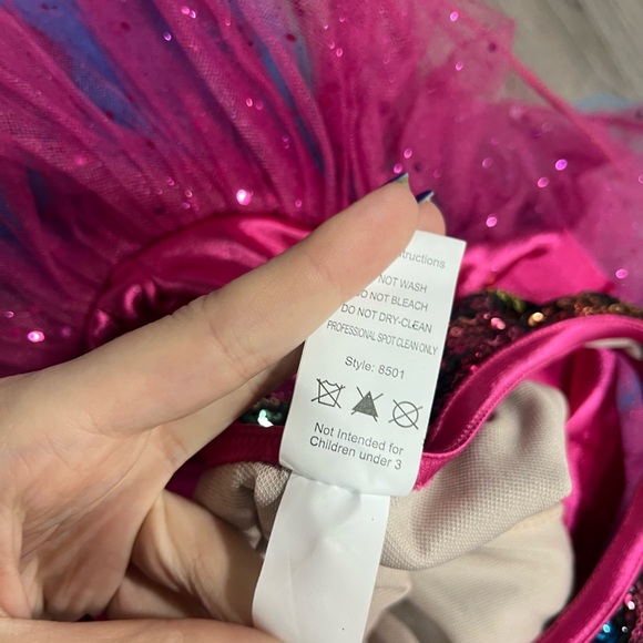 Weissman Rainbow Leopard Print Dance Costume - Picture 6 of 7